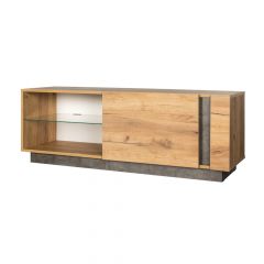 Гостиная Арчи (Дуб Золотой/Камень Темный) в Пойковском - poikovskii.mebel24.online | фото 8