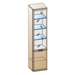 Гостиная Карина Композиция 13 (Гикори Джексон светлый) в Пойковском - poikovskii.mebel24.online | фото 2