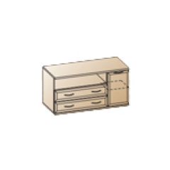 Гостиная Карина Композиция 22 (Снежный ясень) в Пойковском - poikovskii.mebel24.online | фото 8