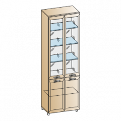 Гостиная Мелисса Композиция 3 (Акация Молдау) в Пойковском - poikovskii.mebel24.online | фото 2