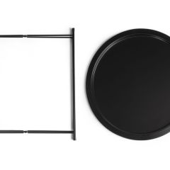 Журнальный стол Tray 47х51 black в Пойковском - poikovskii.mebel24.online | фото 3