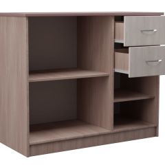 Комод АЛЛА (Ясень шимо светлый/темный) Эко в Пойковском - poikovskii.mebel24.online | фото 2