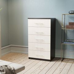 Комод ФАВОРИТ (Венге/Дуб молочный) в Пойковском - poikovskii.mebel24.online | фото 2