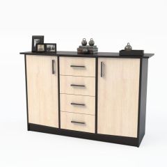 Комод К-2.1 (Венге/Дуб молочный) в Пойковском - poikovskii.mebel24.online | фото