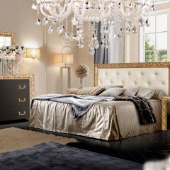 Комод Тиффани Premium черная/золото (ТФКМ-1(П) в Пойковском - poikovskii.mebel24.online | фото 2