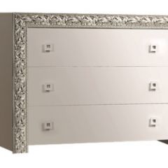 Комод Тиффани Premium слоновая кость/серебро (ТФКМ-1(П) в Пойковском - poikovskii.mebel24.online | фото