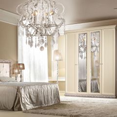 Комод Тиффани штрих-лак/серебро (ТФКМ-1) в Пойковском - poikovskii.mebel24.online | фото 2