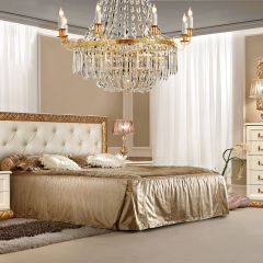 Комод узкий Тиффани штрих-лак/золото (ТФКМ-2) в Пойковском - poikovskii.mebel24.online | фото 2