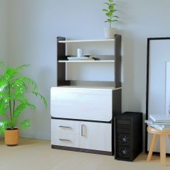 Компьютерный стол СП-1 (Венге/Дуб молочный) в Пойковском - poikovskii.mebel24.online | фото 4