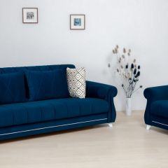 Комплект Роуз ТД 410 диван-кровать + кресло + комплект подушек в Пойковском - poikovskii.mebel24.online | фото