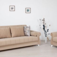 Комплект Роуз ТД 412 диван-кровать + кресло + комплект подушек в Пойковском - poikovskii.mebel24.online | фото