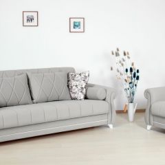 Комплект Роуз ТД 414 диван-кровать + кресло + комплект подушек в Пойковском - poikovskii.mebel24.online | фото