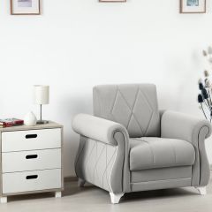Комплект Роуз ТД 414 диван-кровать + кресло + комплект подушек в Пойковском - poikovskii.mebel24.online | фото 2