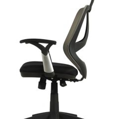 Кресло BRABIX "Saturn ER-400" (черное/серое) 530871 в Пойковском - poikovskii.mebel24.online | фото 3