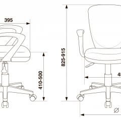 Кресло детское Бюрократ KD-W10AXSN/26-25 серый в Пойковском - poikovskii.mebel24.online | фото 4