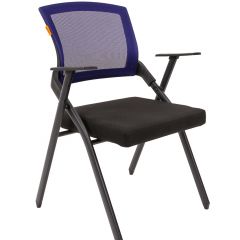 Кресло для посетителей CHAIRMAN NEXX (ткань стандарт черный/сетка DW-61) в Пойковском - poikovskii.mebel24.online | фото