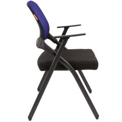 Кресло для посетителей CHAIRMAN NEXX (ткань стандарт черный/сетка DW-61) в Пойковском - poikovskii.mebel24.online | фото 3