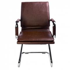 Кресло для посетителя Бюрократ CH-993-Low-V/Brown коричневый в Пойковском - poikovskii.mebel24.online | фото 4