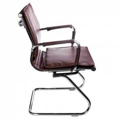 Кресло для посетителя Бюрократ CH-993-Low-V/Brown коричневый в Пойковском - poikovskii.mebel24.online | фото 2