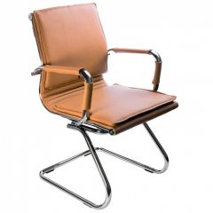 Кресло для посетителя Бюрократ CH-993-Low-V/Camel светло-коричневый в Пойковском - poikovskii.mebel24.online | фото