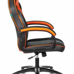 Кресло игровое Бюрократ VIKING 2 AERO ORANGE черный/оранжевый в Пойковском - poikovskii.mebel24.online | фото 3