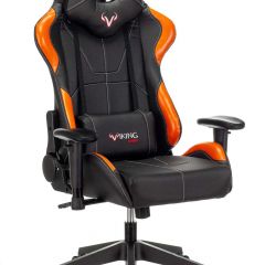 Кресло игровое Бюрократ VIKING 5 AERO ORANGE черный/оранжевый в Пойковском - poikovskii.mebel24.online | фото