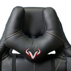 Кресло игровое Бюрократ VIKING 5 AERO YELLOW черный/желтый в Пойковском - poikovskii.mebel24.online | фото 6