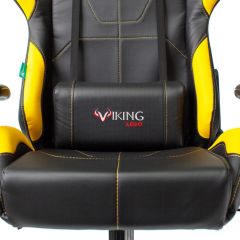 Кресло игровое Бюрократ VIKING 5 AERO YELLOW черный/желтый в Пойковском - poikovskii.mebel24.online | фото 7