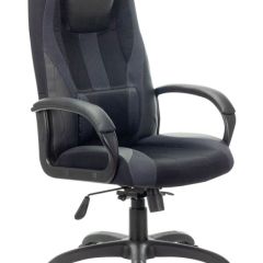 Кресло компьютерное BRABIX PREMIUM "Rapid GM-102" (экокожа/ткань, черное/серое) 532105 в Пойковском - poikovskii.mebel24.online | фото