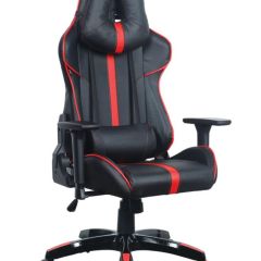 Кресло компьютерное BRABIX "GT Carbon GM-120" (черное/красное) 531931 в Пойковском - poikovskii.mebel24.online | фото
