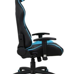 Кресло компьютерное BRABIX "GT Master GM-110" (черное/голубое) 531928 в Пойковском - poikovskii.mebel24.online | фото 3