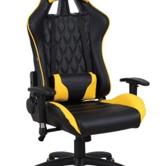 Кресло компьютерное BRABIX "GT Master GM-110" (черное/желтое) 531927 в Пойковском - poikovskii.mebel24.online | фото