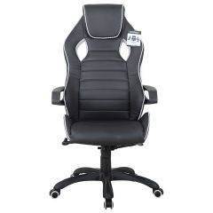 Кресло компьютерное BRABIX Techno Pro GM-003 (экокожа черное/серое, вставки серые) 531814 в Пойковском - poikovskii.mebel24.online | фото 5