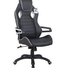 Кресло компьютерное BRABIX Techno Pro GM-003 (экокожа черное/серое, вставки серые) 531814 в Пойковском - poikovskii.mebel24.online | фото 2