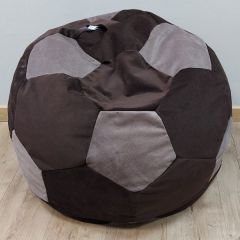 Кресло-мешок Мяч M (Vital Chocolate-Vital Java) в Пойковском - poikovskii.mebel24.online | фото
