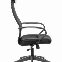 Кресло офисное BRABIX PREMIUM "Stalker EX-608 PL" (ткань-сетка/кожзам, черное) 532090 в Пойковском - poikovskii.mebel24.online | фото 3