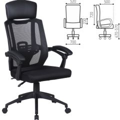 Кресло офисное BRABIX "Nexus ER-401" (черное) 531835 в Пойковском - poikovskii.mebel24.online | фото 2