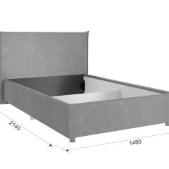 КВЕСТ Каркас кровати 1200 в Пойковском - poikovskii.mebel24.online | фото 3