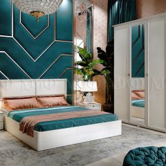 ПРЕСТИЖ-2 Кровать 1,6 м с ПМ (Сандал светлый) в Пойковском - poikovskii.mebel24.online | фото 2