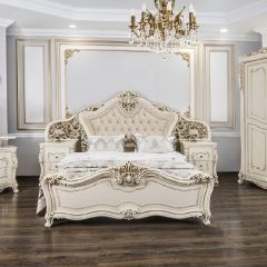Кровать 1800 Джоконда (крем) в Пойковском - poikovskii.mebel24.online | фото 6
