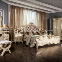 Кровать 1800 Джоконда (крем) в Пойковском - poikovskii.mebel24.online | фото 7
