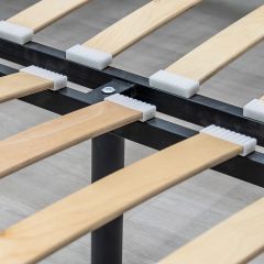Кровать двойная Оливия 160 + ортопед. основание в Пойковском - poikovskii.mebel24.online | фото 14