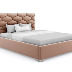 Кровать Коралл интерьерная +основание (80х200) в Пойковском - poikovskii.mebel24.online | фото