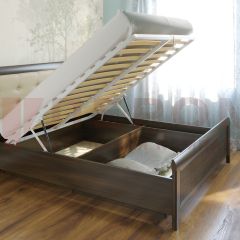 Кровать КР-1033 с мягким изголовьем в Пойковском - poikovskii.mebel24.online | фото 6