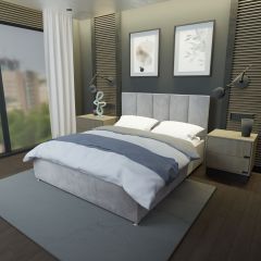 Кровать Мерида Решетка+ПМ+Дно (1200) в Пойковском - poikovskii.mebel24.online | фото