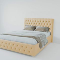 Кровать Версаль 800 без основания (экокожа бежевый) в Пойковском - poikovskii.mebel24.online | фото