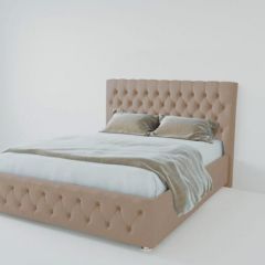 Кровать Версаль 1800 без основания (велюр серый) в Пойковском - poikovskii.mebel24.online | фото