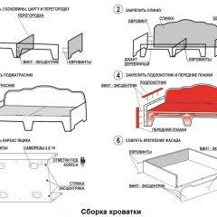 Кровать Фея 1600 с двумя ящиками в Пойковском - poikovskii.mebel24.online | фото 21