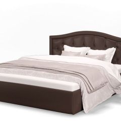 Кровать Стелла 1400*2000 + ПМ (Лесмо brown) коричневый в Пойковском - poikovskii.mebel24.online | фото