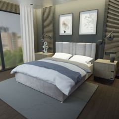 Кровать Верона Решетка+ПМ (1200) *БЕЗ ДНА в Пойковском - poikovskii.mebel24.online | фото